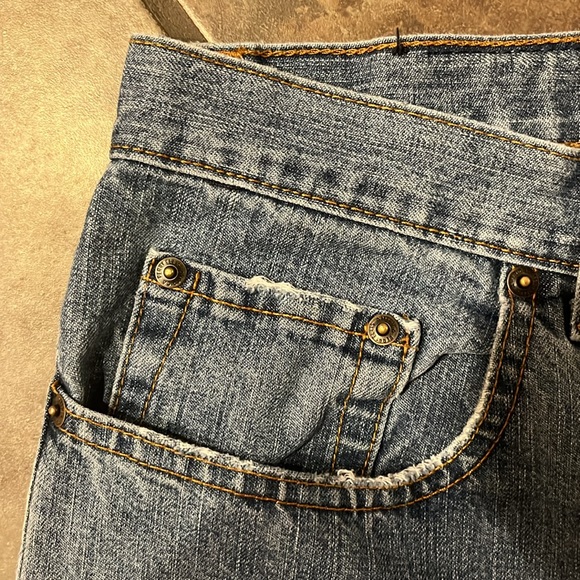 Vintage previously hemmed Perry Ellis America jeans, 34x27 - Picture 8 of 10